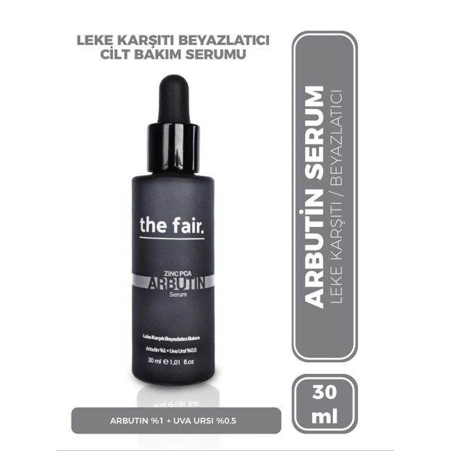 the fair. Arbutin Cilt Tonu Eşitleyici Leke Karşıtı Bakım Serumu%1 Arbutin+%0.5 30 ml 2'li Set