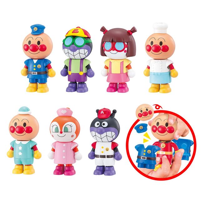 BANDAI Anpanman Magnetic Transformation Anpanman (Recommended Age: 3 years and up)