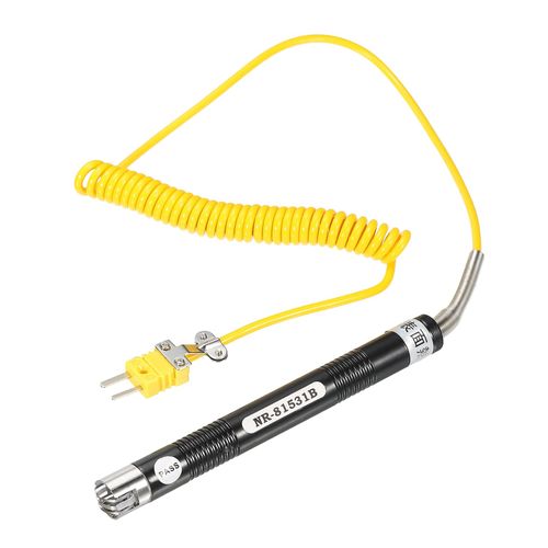 uxcell K Type Surface Thermocouple Temperature Probe Sensor Stainless Steel -58-932°F (-50-500°C) 1.7 M 15x15 mm