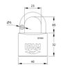 Ifam 014020 – Padlock k40ael