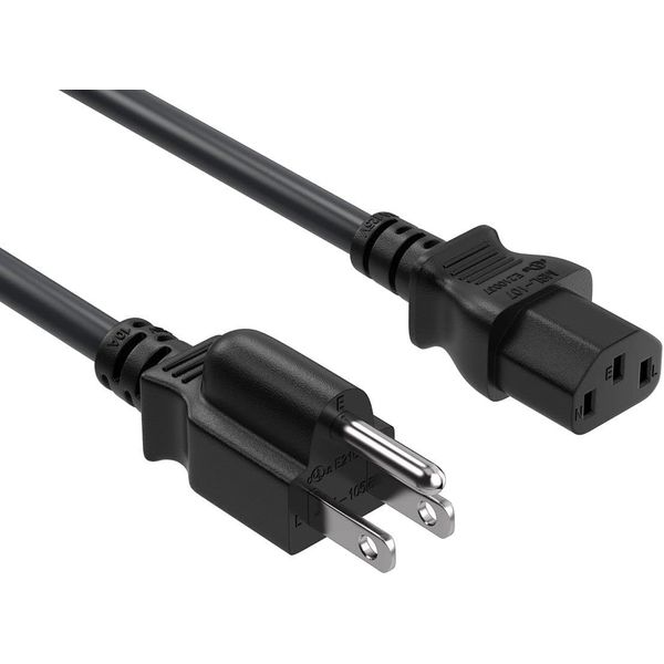PowerHOOD UL Replacement Power Cord Compatible with SanDisk Professional G-RAID Shuttle 4/ G-RAID Shuttle SSD/PRO-Dock 4 Transportable External Solid State Drive Power Supply Cable