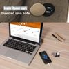 Dual USB Charger Socket, 1.5m Power Cord Hidden Dual USB Charging Socket for Sofa Couch Table Bedside Workbench Office Home