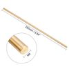 sourcing map Threaded Rod Bar Right Hand Thread Brass M6 x 250 mm Brass Full Thread