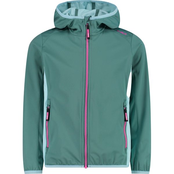 CMP Kid G Jacket Fix Hood Agave, agave, 164