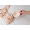 100% Cotton Soft Rakuchin Bra 2 Pieces Beige LL