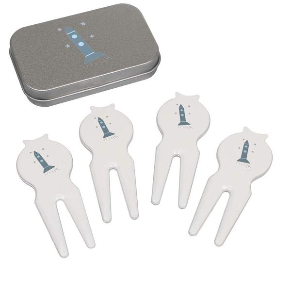 'A Space Rocket Adventure ' Golf Divot Tool/Repair Fork Gift Set (GO00062836)
