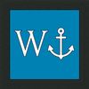 W Anchor - 6 x 6'' Black Frame - Great Gift