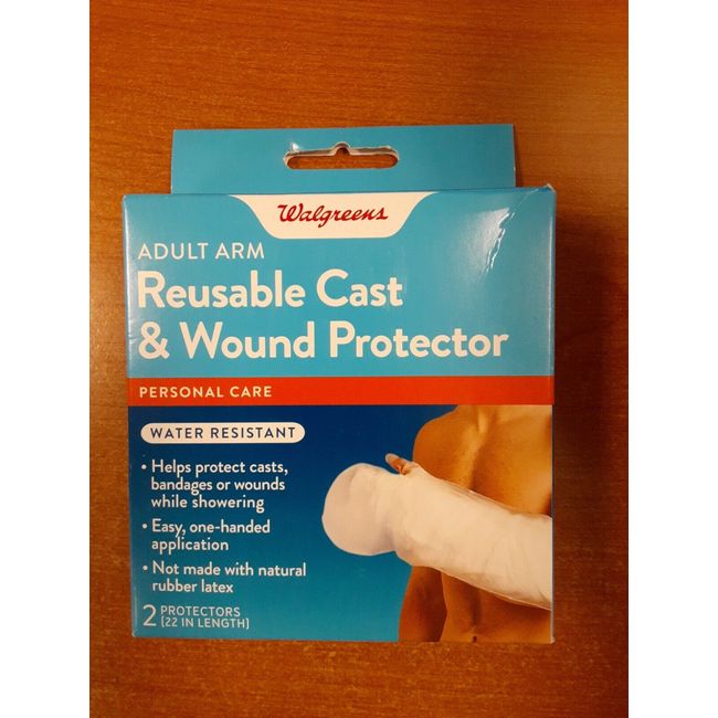 Adult Arm Reusable Cast & Wound Protector, Water Resistant, 2/pk, 22"  -  E6B