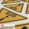 23 PACK GPS Tracking Warning Theft Deterrent Laminated Stickers High Quality