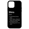 iPhone 12 mini Shiro Name Definition Funny Dictionary Smartphone Case