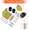 For Peterbilt 379 Lower Roller Bracket Kit Bundle with Rollers & Hardware - Passenger Side(Inner, Right),replace 13-04401M002,13-03593,13-04667,13-04413SPL,13-04401M001