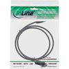 InLine 34002 FireWire Kabel, IEEE1394 6pol Stecker / Stecker, schwarz, 1,8m