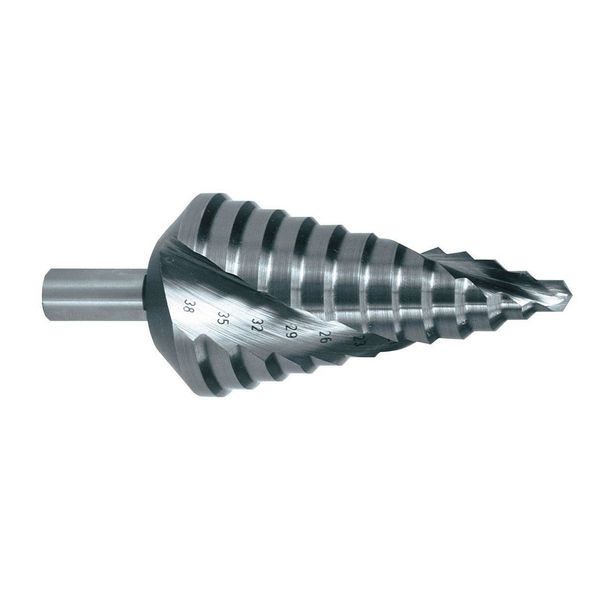 HSS Step Drill Bit, High Strength, Precise Angles, Variable Diameter, Ideal for Metal Drilling and Hole Making in DIY Projects