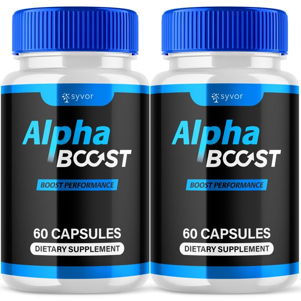 Alpha Boost Advanced Supplement for Men with Natural Ingredients 120 Capsules