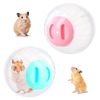 2 Hamster Jogging Balls, 14.5 cm Plastic, Transparent, for Hamsters & Small Rodents