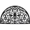 Wrought Iron Half Round Doormat 24X36 Durable Recycled Rubber Design