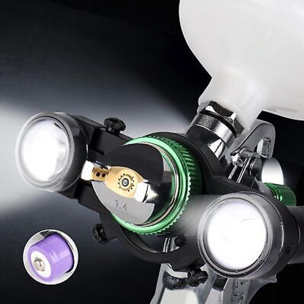 Paint Spray Light with Charger, White/Warm Light 2 Modes, 3 Levels of Brightn...