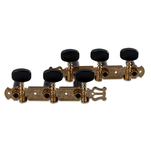 GEWA Classical guitar machine head Pro Arte Gold plated with lyra