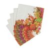 Harvest Garland White Napkin Dinner - 20 Per Package