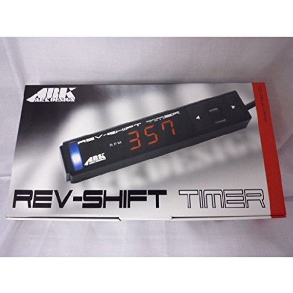 Ark – Design REV Shift Womens Stud Type – Red Turbo Timer Made in Japan Auto Function Tachometer Function Sif Trump Function Simple A/F Meter Function