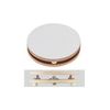 Wooden deco Turntable (mm White Decora) 21 cm