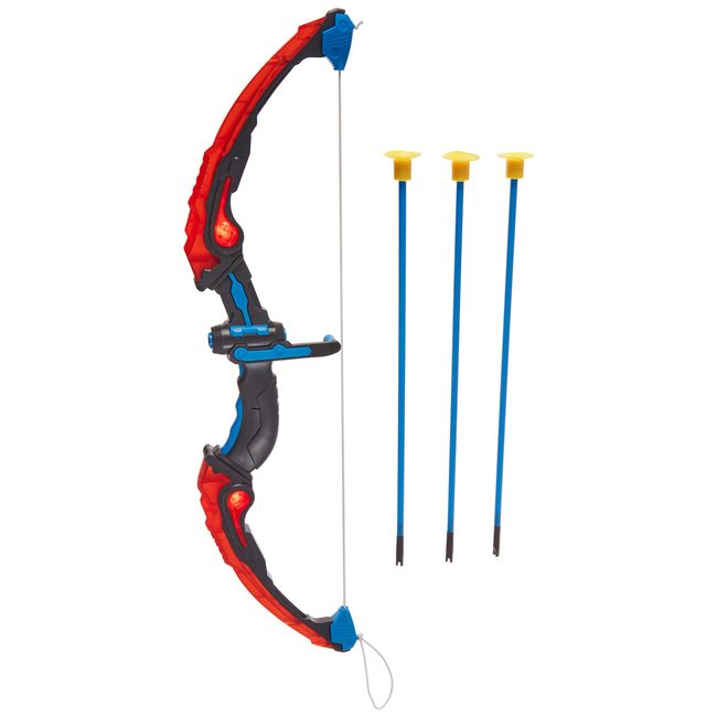 Sunny Days Entertainment Photon Space Bow and Arrow – Galactic Pretend Play Toy for Kids | Includes Lights and 3 Suction Cup Arrows – Maxx Action