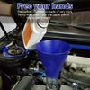 HaeKap Engine Locking Oil Funnel with Threaded Oil Cap, Threaded Adapter Fill Tool for Toyota Echo 2001-2002