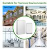 【No Battery Required】Wireless Doorbell Waterproof, AURTEC Door Chime Kit with 1 Receivers & 1 Press Self-powered Transmitter, 51 Chimes and 4 Volume Levels, White