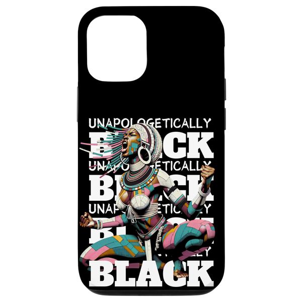 iPhone 12/12 Pro Unapologeically Black Melanated Heroine Smartphone Case