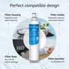 Waterdrop 4396508 Water Filter, Replacement for NCL240V 4392857 RFC0500A 4396918