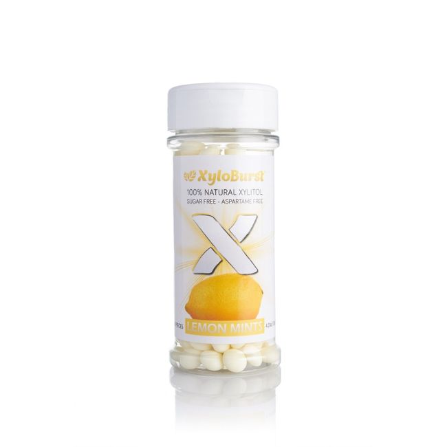 Xyloburst Xylitol Lemon Mints 200 Count Jar