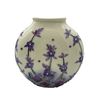 Lavender Design 6 inch flat vase