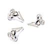 Arranview Jewellery 3 pack celtic nose studs in stering silver