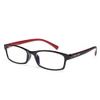 Prospek Reading Computer Glasses - Blue Light Blocking Glasses - Professional (+1.25 Magnification I Regular Size, Red and Black)