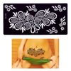 glaryyears 7 Sheets Flower Pendant Henna Tattoo Stencil Temporary Hollow DIY Drawing Body Makeup