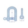 x4 25MM Galvanised Steel Commercial Dee Shackles