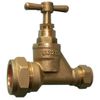20mm MDPE to 15mm Copper Brass Stopcock