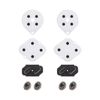 ECSiNG 2 Sets Conductive Silicon Button Pads Controller Button Replacement Repair Part Button Contacts Kit Compatible with Super SNES Controller