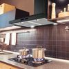 30" Wall Mount Range Hood 350CFM 3-Speed Touch Panel Kitchen New Touch control