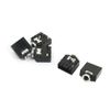sourcing map PCB Panel Mount 3.5mm Female Audio Earphone Jack Socket Connector 5pcs