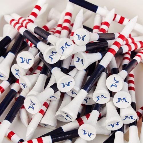 MAZEL Golf Tees Wood Tees Long Tees 70mm/83mm (Pack of 50)
