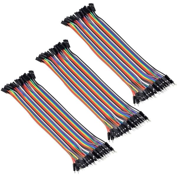 Aihasd 120P 20cm männlich - weiblich Dupont Jumper Cable for Breadboard Circuit Test Cable