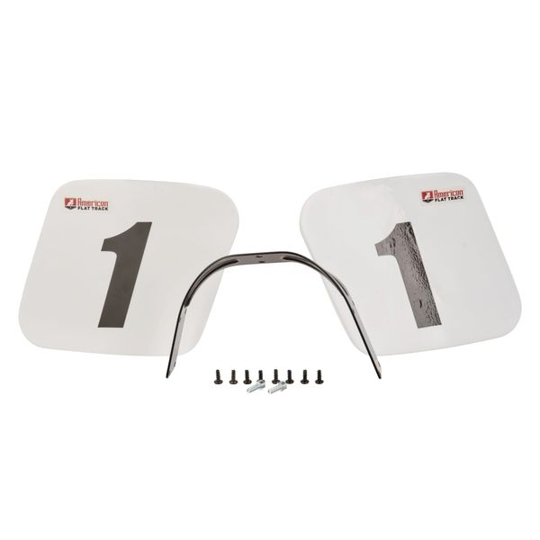 Indian eFTR Mini Rear Number Plates + Hardware