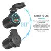 Motorcycle Charger Cigarette Lighter Socket 2 USB Type-C Charging Power Outlet