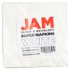 JAM PAPER Medium Lunch Napkins - 6 1/2 x 6 1/2 - White - 50/Pack