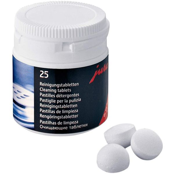 Jura 2-Phase Cleaning Tablets for Fully Automatic Coffee Machines, 75 Count