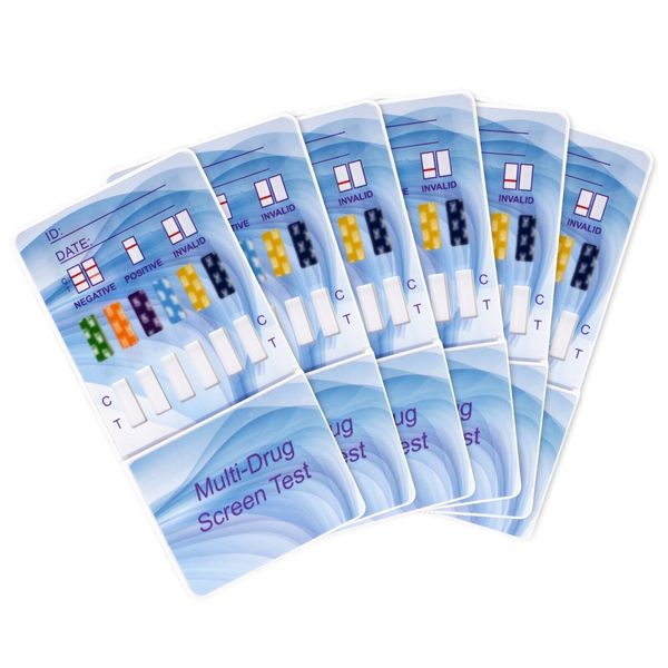 (5 Pack) 6 Panel Urine Multi-Drug Test Kit FDA Free Shipping