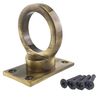 RopeServices UK 36mm Antique Decking Rope Eye Plate, Deck Post End Fixing Post Fitting
