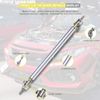 Black Front Bumper Chin Lip Splitter Spoiler + Strut Rods For Dodge Durango SRT