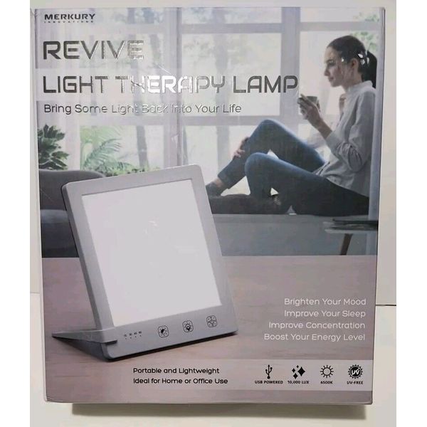 Merkury Innovations Revive Light Therapy Lamp MI-LT101-199 Brand New